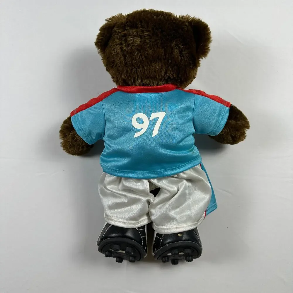 Build-A-Bear Y2K 2009 Soccer Athlete Teddy Bear Stuffed Animal